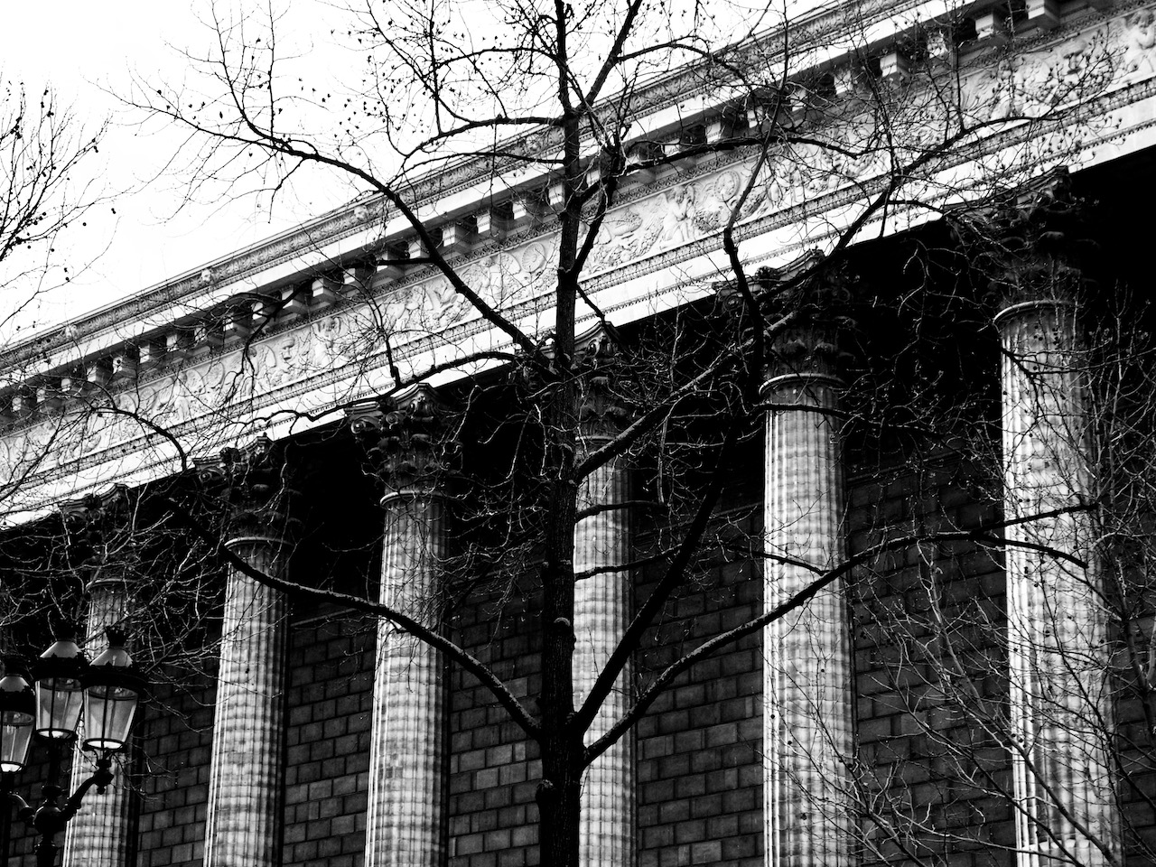Paris place de la Madeleine le 30 décembre 2020