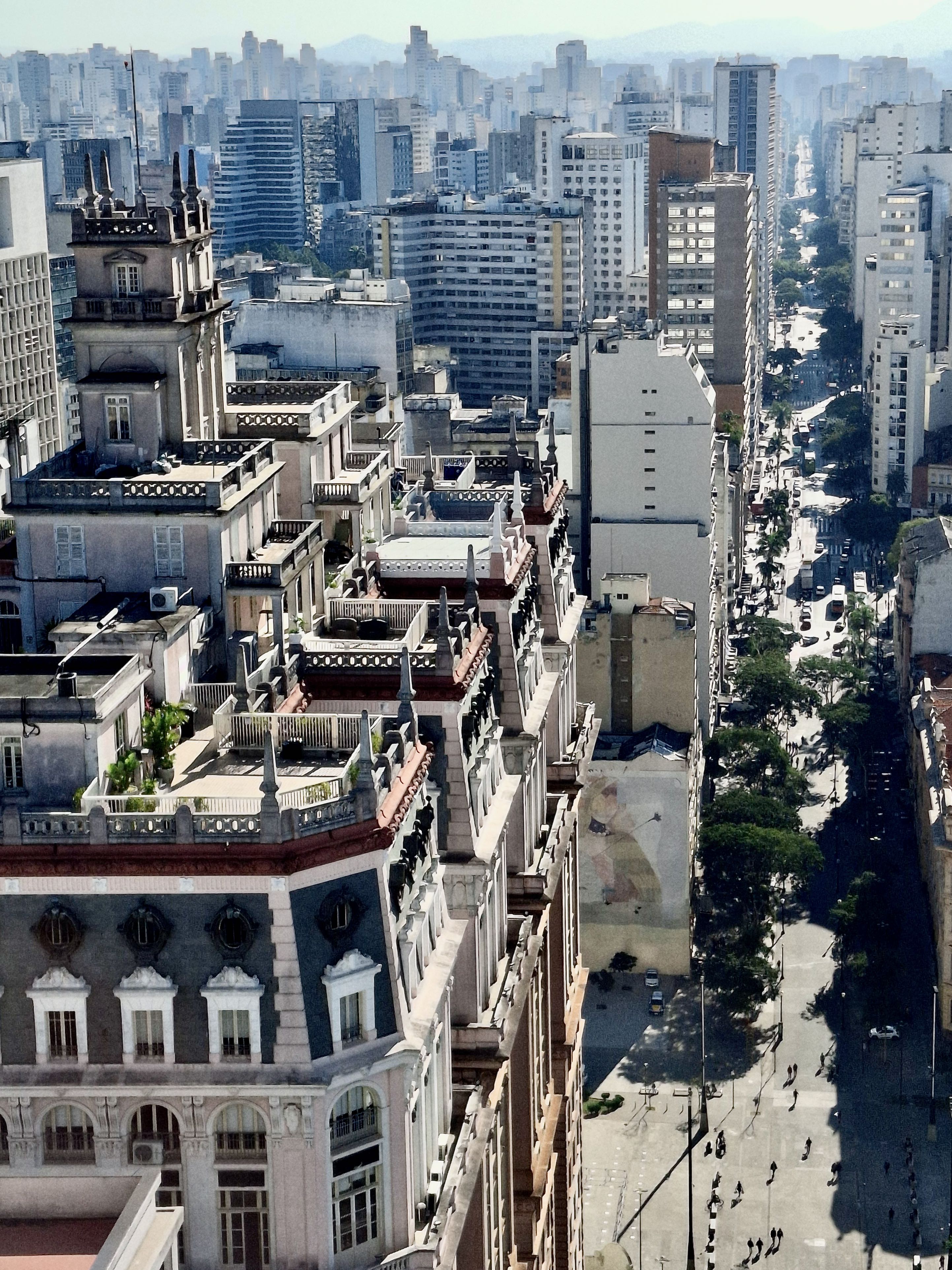 Vue depuis o Edifício Farol Santander. São Paulo